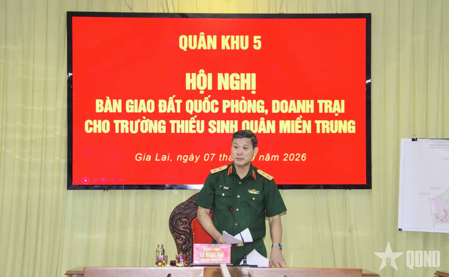 Quân khu 5: Sẵn sàng cho thành lập Phân hiệu 2/Trường Thiếu sinh quân miền Trung tại Gia Lai
